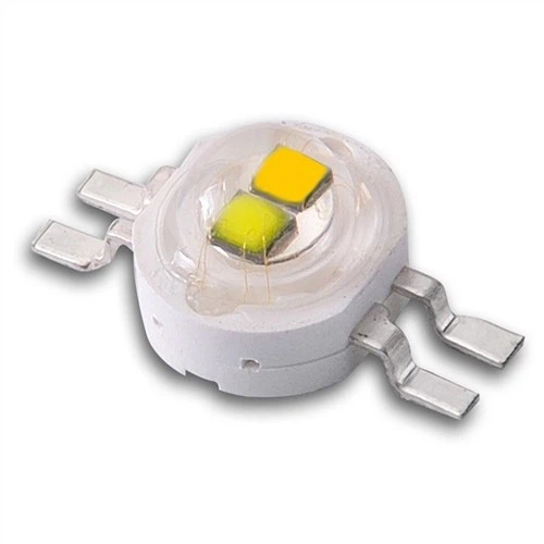 דו-צבעוני בעוצמה גבוהה 3w 3000-3200k ו-6000-6500k LED שבב דיודת